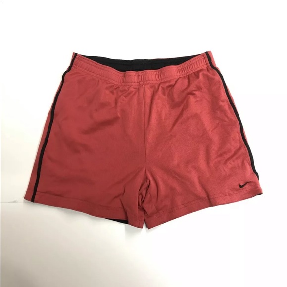 Nike Pants - Nike Training Shorts Pink Black Stripe Size M Nike Pants - Nike Training Shorts Pink Black Stripe Size M